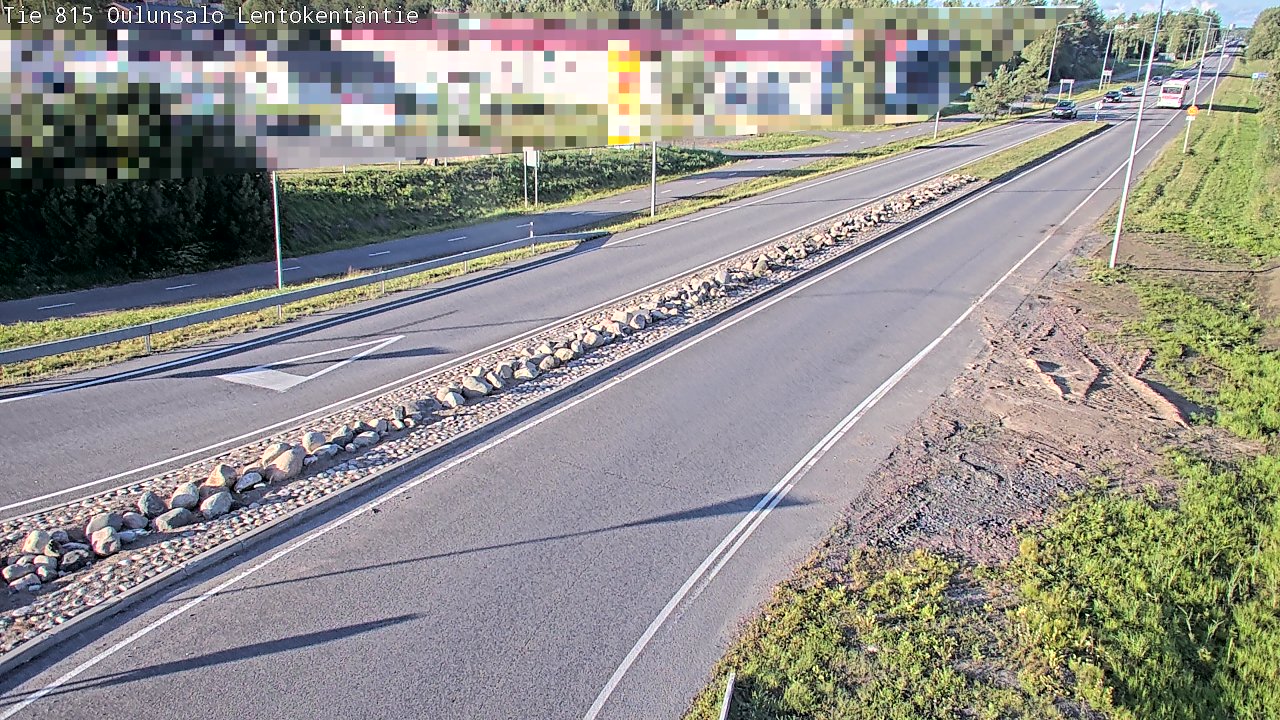 Kelikamerat Kuva Tie 816 Oulunsalo, Lentokentäntie, Oulu, Pohjois-Pohjanmaa