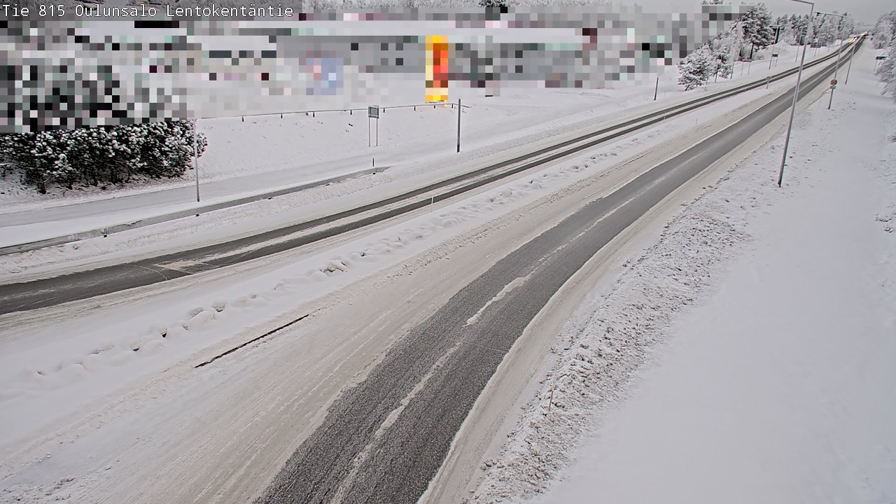 Kelikamerat Kuva Tie 816 Oulunsalo, Lentokentäntie, Oulu, Pohjois-Pohjanmaa