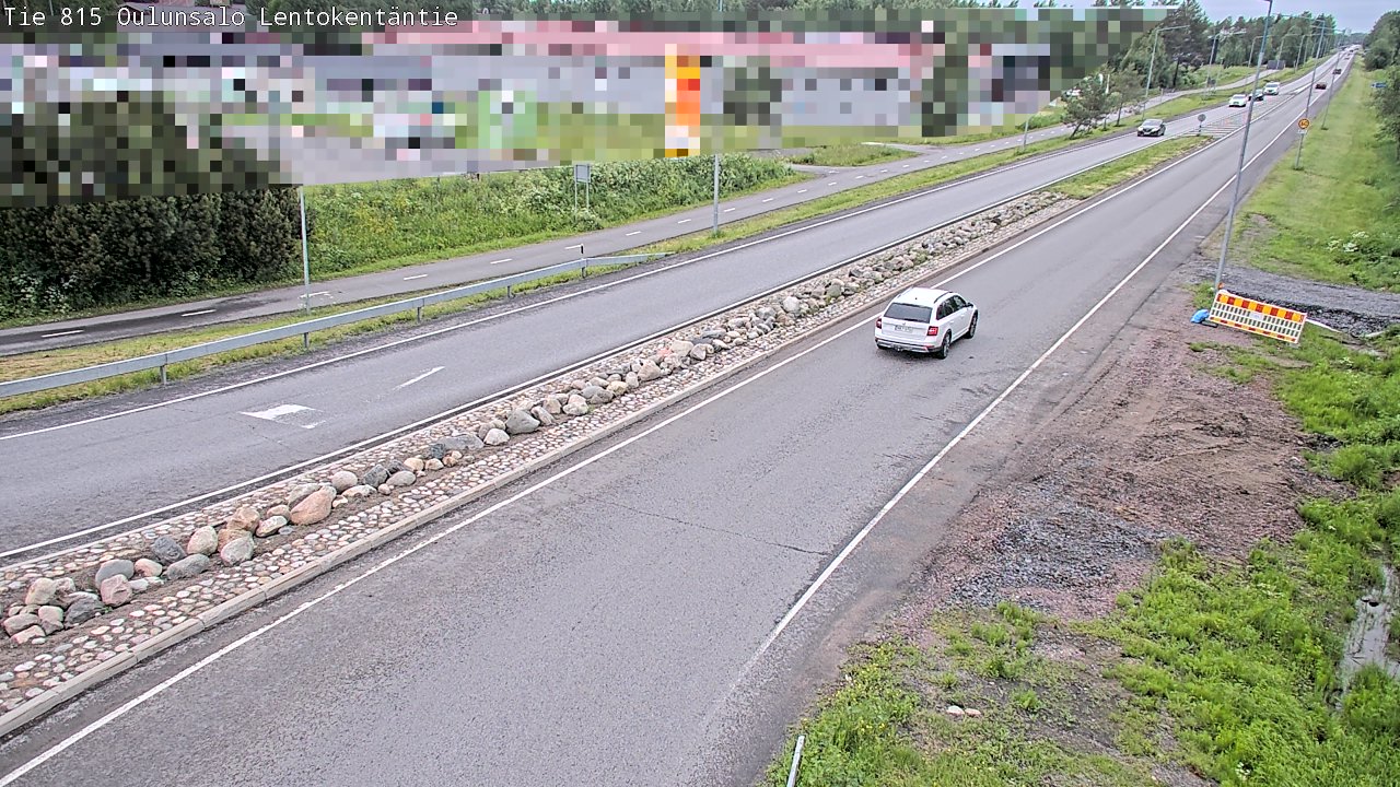Kelikamerat Kuva Tie 816 Oulunsalo, Lentokentäntie, Oulu, Pohjois-Pohjanmaa