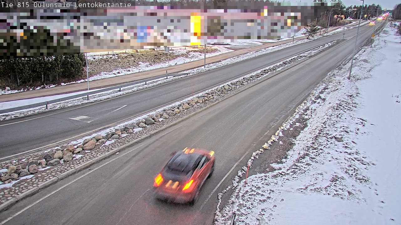 Kelikamerat Kuva Tie 816 Oulunsalo, Lentokentäntie, Oulu, Pohjois-Pohjanmaa