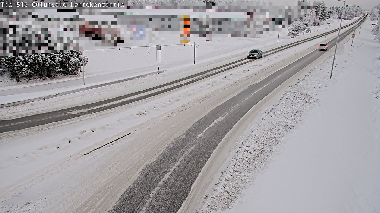 Kelikamerat Kuva Tie 816 Oulunsalo, Lentokentäntie, Oulu, Pohjois-Pohjanmaa