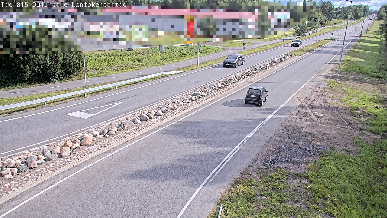 Weather Camera Image Road 816 Oulunsalo, Lentokentäntie, Oulu, Pohjois-Pohjanmaa