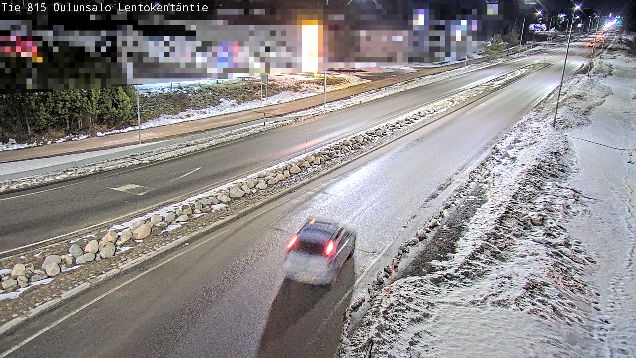 Kelikamerat Kuva Tie 816 Oulunsalo, Lentokentäntie, Oulu, Pohjois-Pohjanmaa