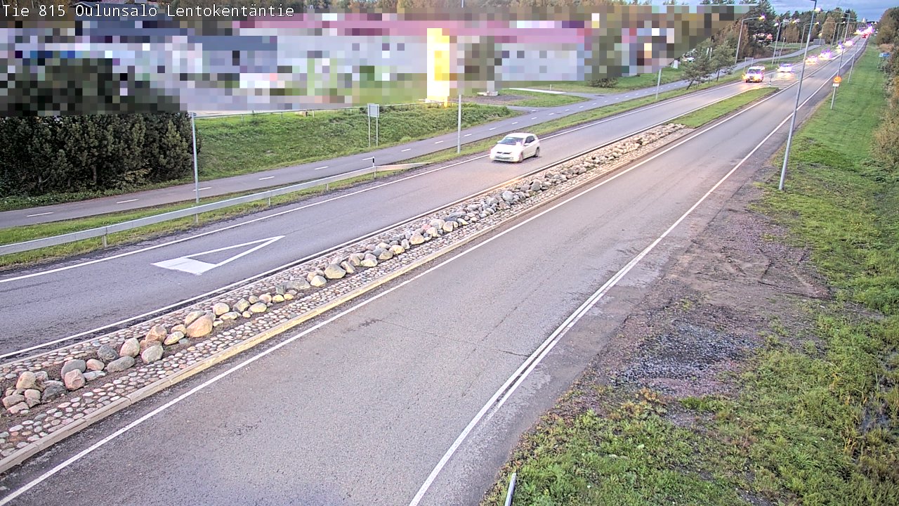 Weather Camera Image Road 816 Oulunsalo, Lentokentäntie, Oulu, Pohjois-Pohjanmaa