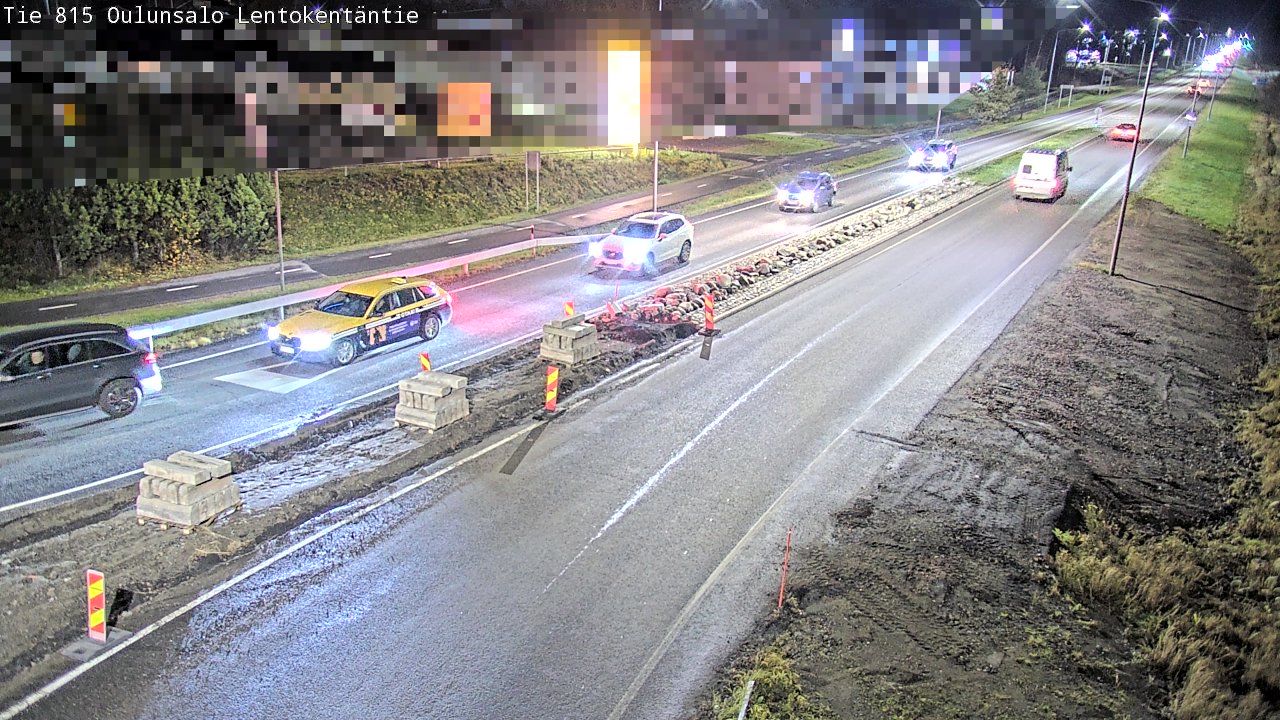 Kelikamerat Kuva Tie 816 Oulunsalo, Lentokentäntie, Oulu, Pohjois-Pohjanmaa