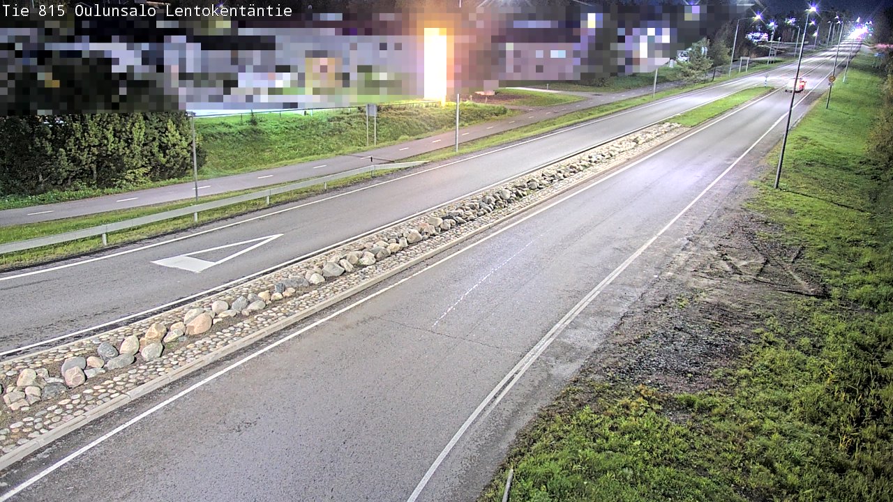 Weather Camera Image Road 816 Oulunsalo, Lentokentäntie, Oulu, Pohjois-Pohjanmaa