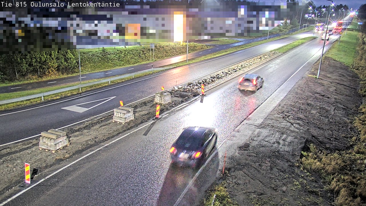 Kelikamerat Kuva Tie 816 Oulunsalo, Lentokentäntie, Oulu, Pohjois-Pohjanmaa