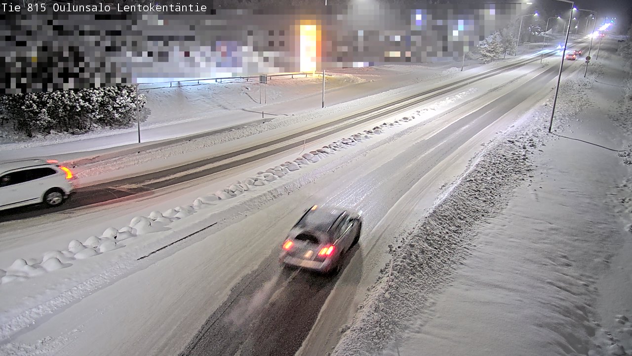 Weather Camera Image Road 816 Oulunsalo, Lentokentäntie, Oulu, Pohjois-Pohjanmaa