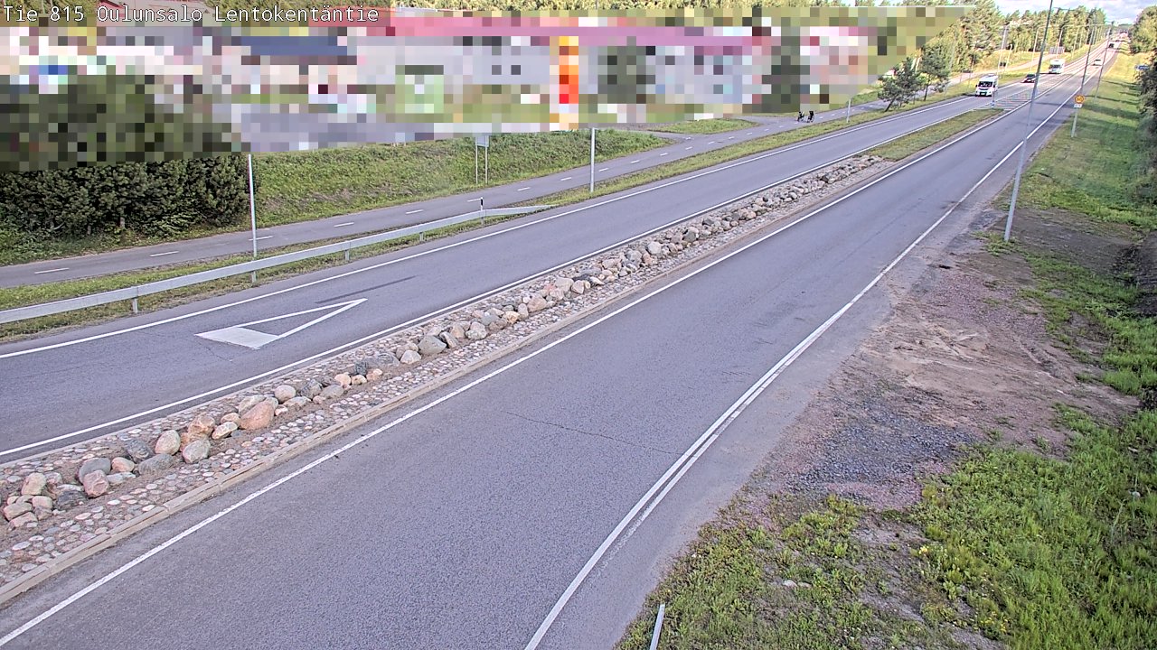 Kelikamerat Kuva Tie 816 Oulunsalo, Lentokentäntie, Oulu, Pohjois-Pohjanmaa