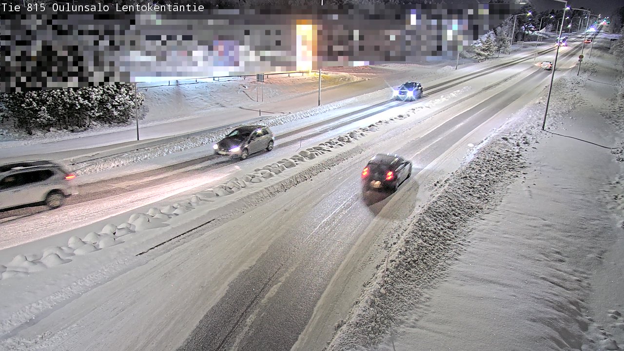 Kelikamerat Kuva Tie 816 Oulunsalo, Lentokentäntie, Oulu, Pohjois-Pohjanmaa