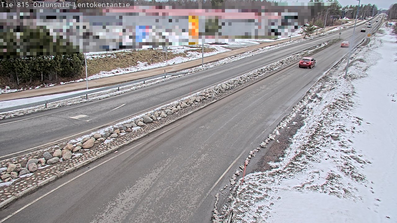 Kelikamerat Kuva Tie 816 Oulunsalo, Lentokentäntie, Oulu, Pohjois-Pohjanmaa