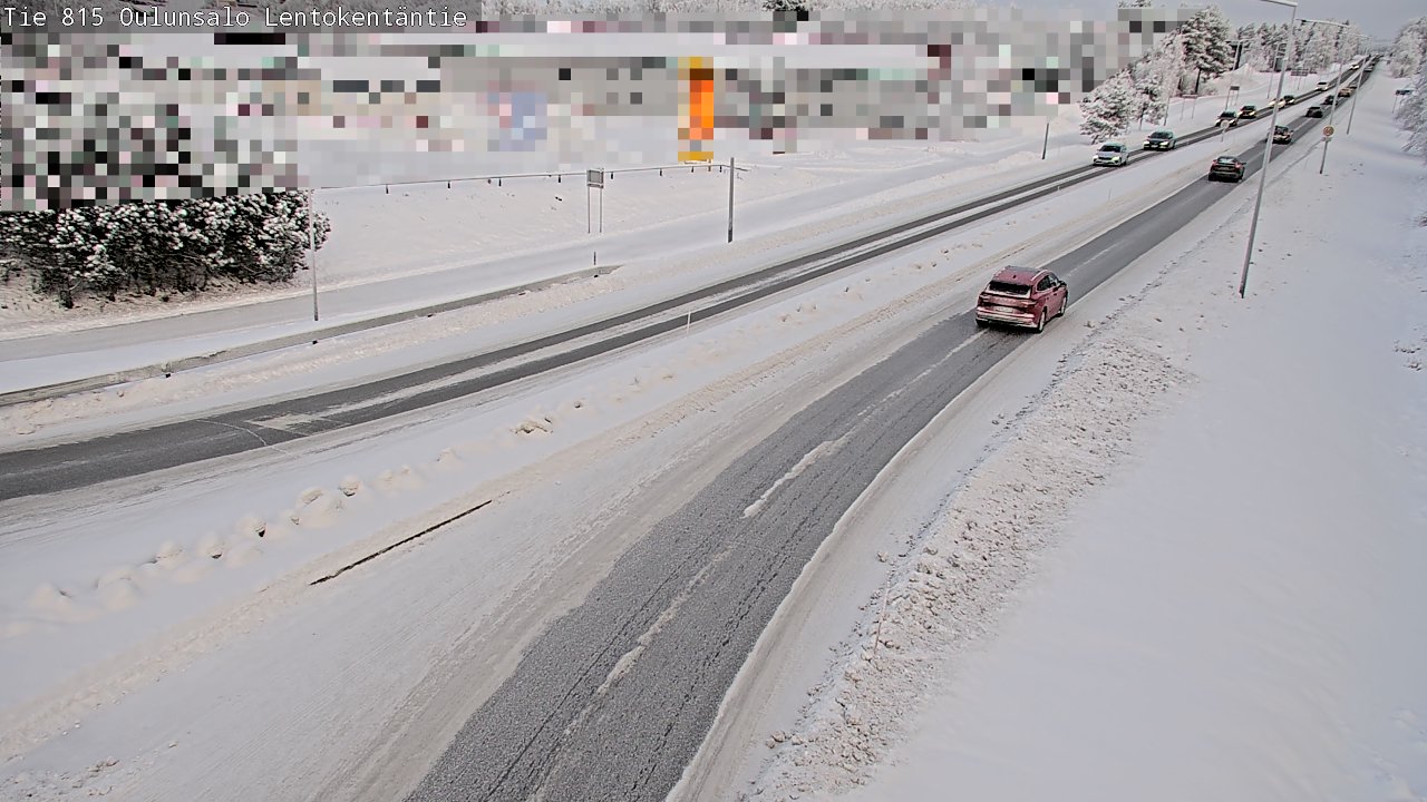 Kelikamerat Kuva Tie 816 Oulunsalo, Lentokentäntie, Oulu, Pohjois-Pohjanmaa