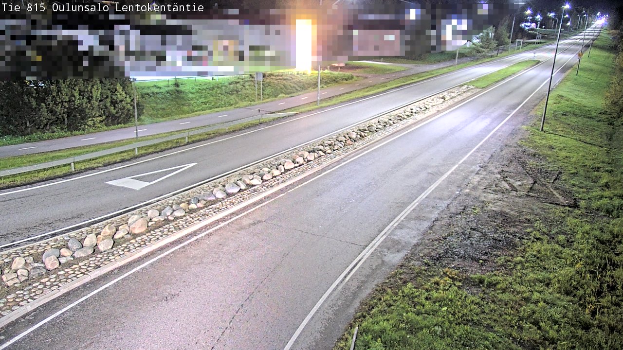 Weather Camera Image Road 816 Oulunsalo, Lentokentäntie, Oulu, Pohjois-Pohjanmaa