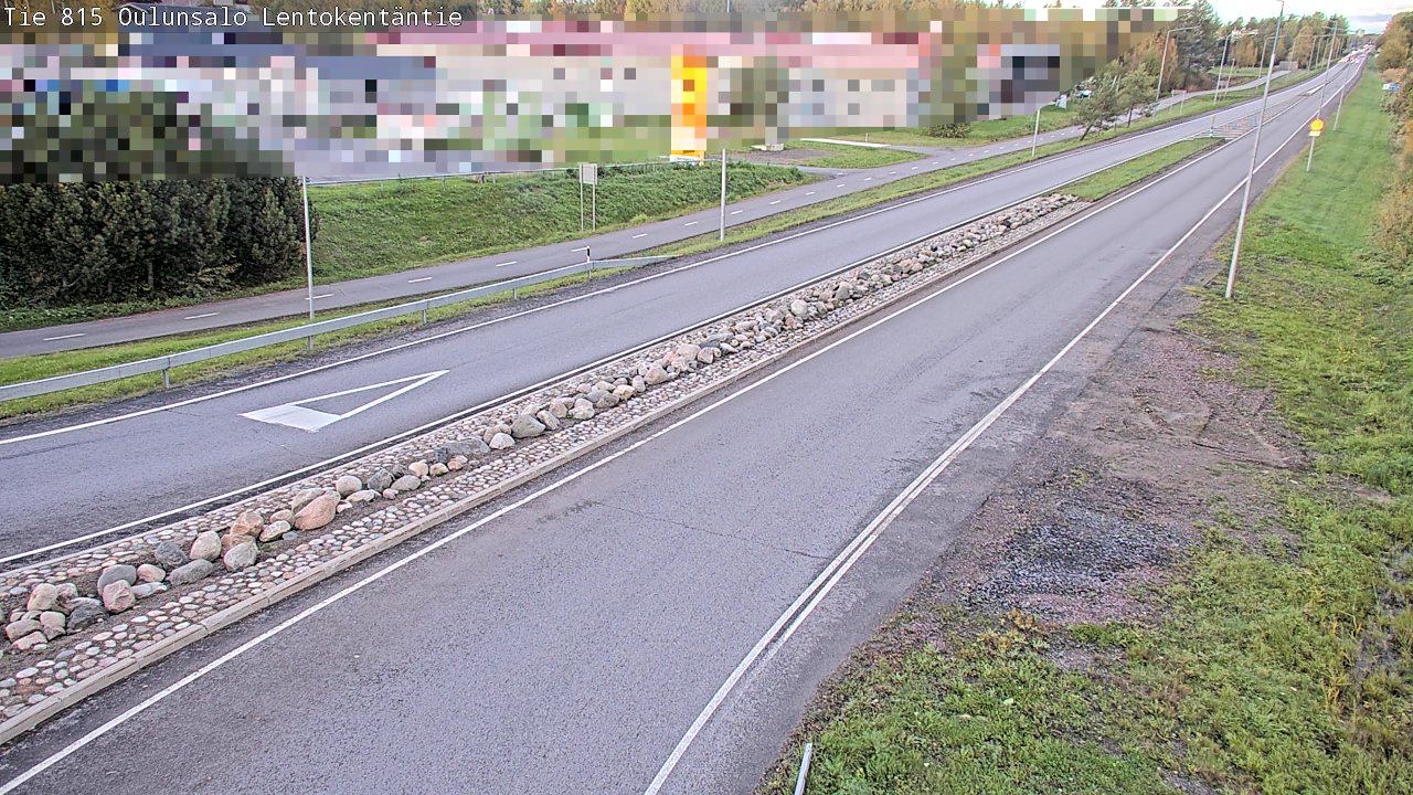Weather Camera Image Road 816 Oulunsalo, Lentokentäntie, Oulu, Pohjois-Pohjanmaa