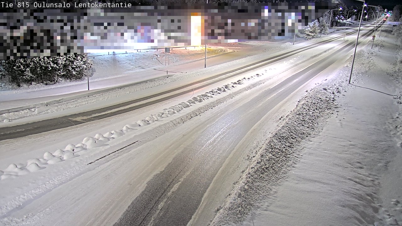 Kelikamerat Kuva Tie 816 Oulunsalo, Lentokentäntie, Oulu, Pohjois-Pohjanmaa