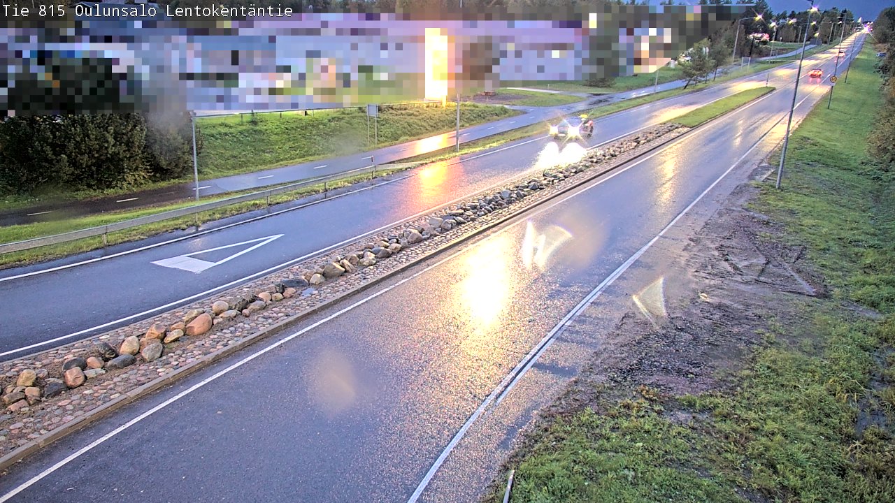 Weather Camera Image Road 816 Oulunsalo, Lentokentäntie, Oulu, Pohjois-Pohjanmaa