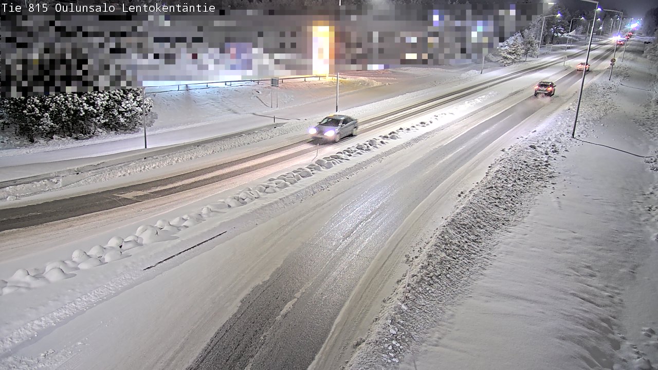 Weather Camera Image Road 816 Oulunsalo, Lentokentäntie, Oulu, Pohjois-Pohjanmaa