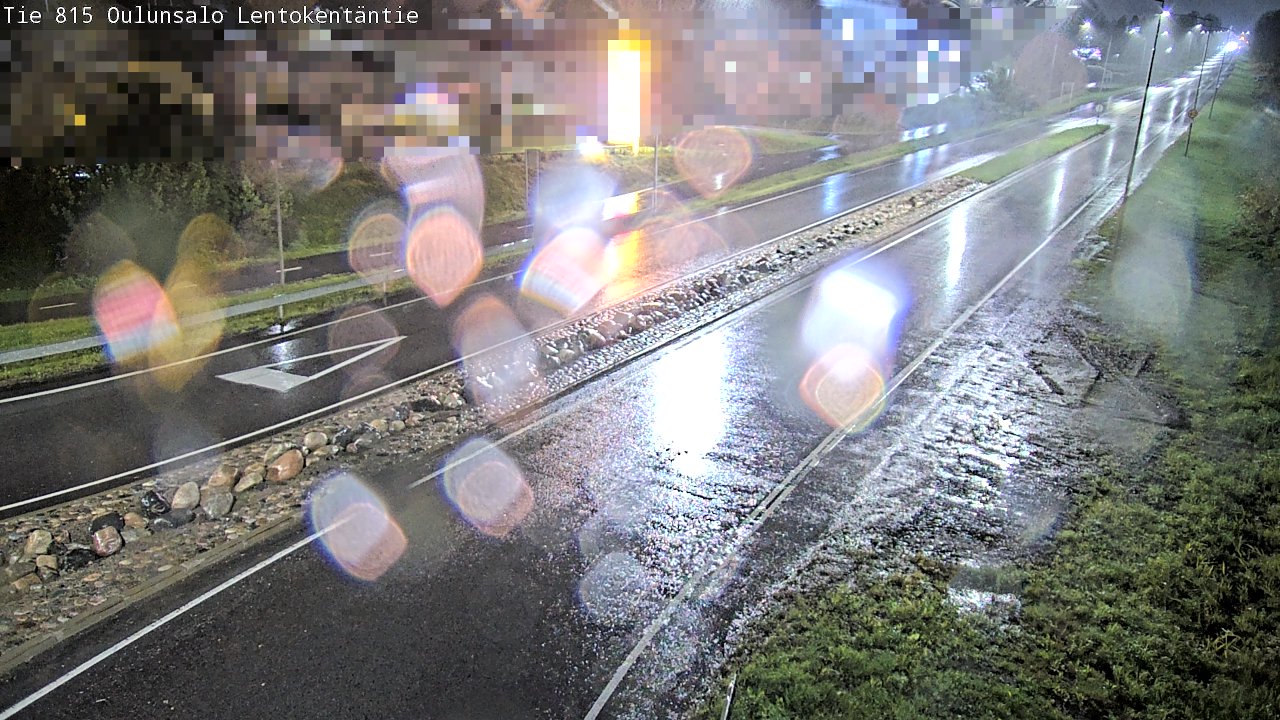 Weather Camera Image Road 816 Oulunsalo, Lentokentäntie, Oulu, Pohjois-Pohjanmaa