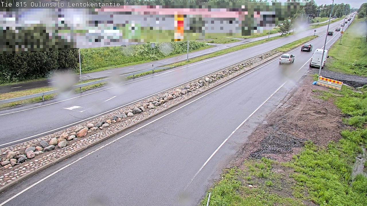 Weather Camera Image Road 816 Oulunsalo, Lentokentäntie, Oulu, Pohjois-Pohjanmaa