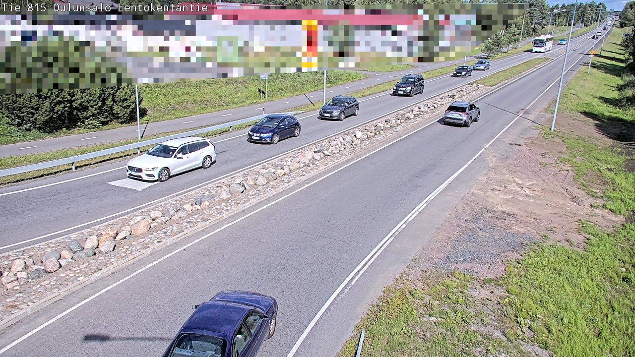 Kelikamerat Kuva Tie 816 Oulunsalo, Lentokentäntie, Oulu, Pohjois-Pohjanmaa