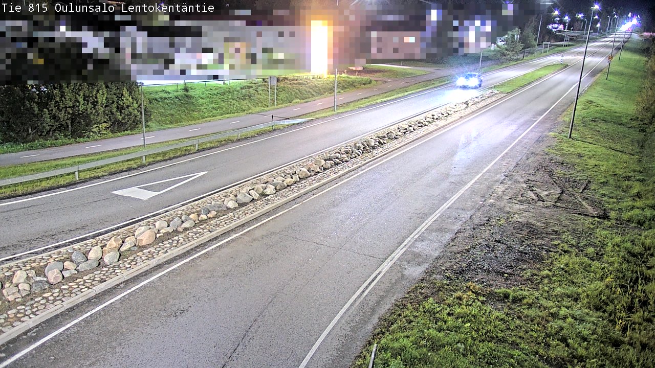 Weather Camera Image Road 816 Oulunsalo, Lentokentäntie, Oulu, Pohjois-Pohjanmaa