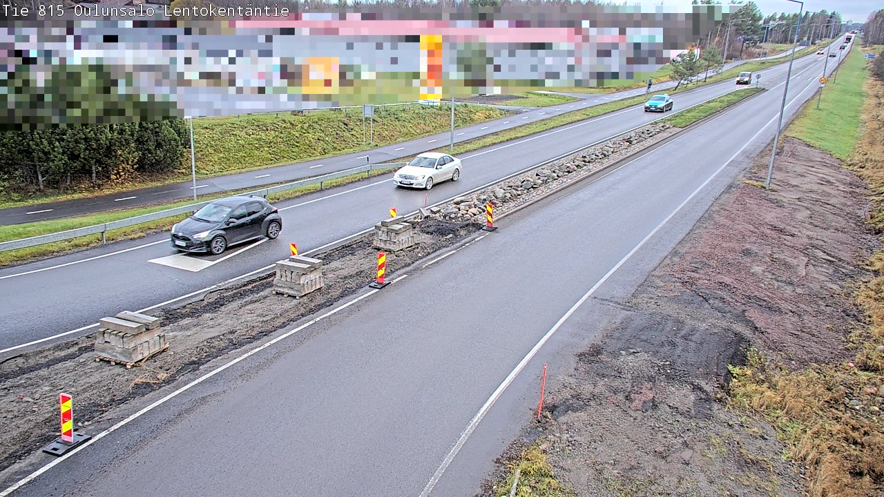 Kelikamerat Kuva Tie 816 Oulunsalo, Lentokentäntie, Oulu, Pohjois-Pohjanmaa