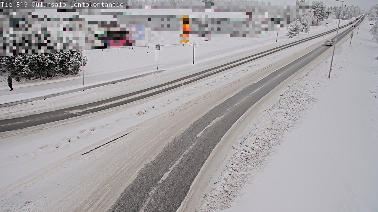 Kelikamerat Kuva Tie 816 Oulunsalo, Lentokentäntie, Oulu, Pohjois-Pohjanmaa