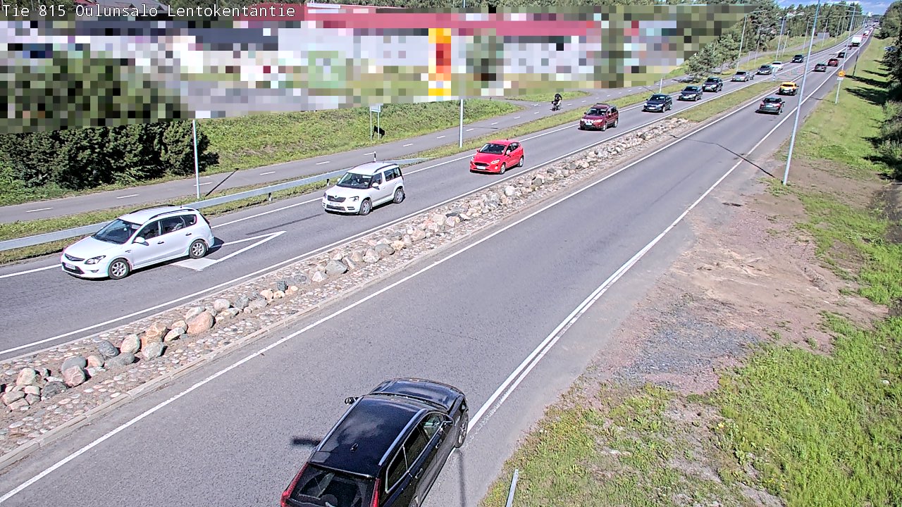 Kelikamerat Kuva Tie 816 Oulunsalo, Lentokentäntie, Oulu, Pohjois-Pohjanmaa