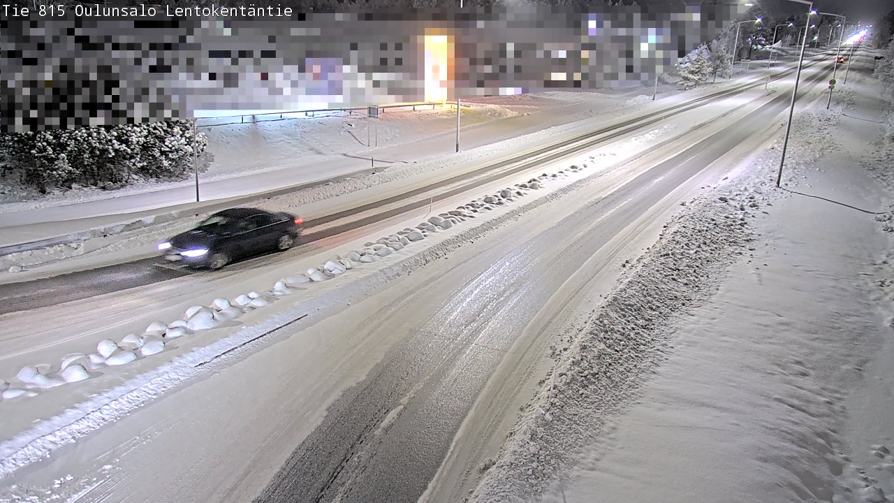 Weather Camera Image Road 816 Oulunsalo, Lentokentäntie, Oulu, Pohjois-Pohjanmaa