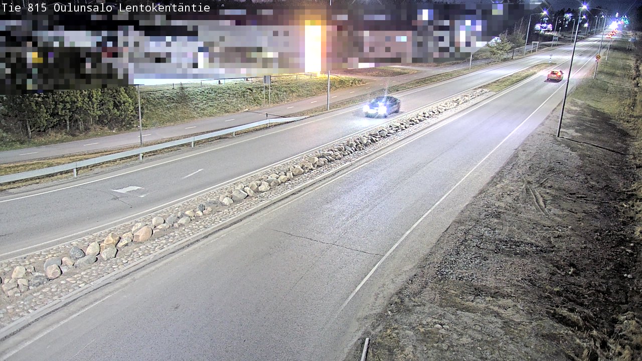 Kelikamerat Kuva Tie 816 Oulunsalo, Lentokentäntie, Oulu, Pohjois-Pohjanmaa