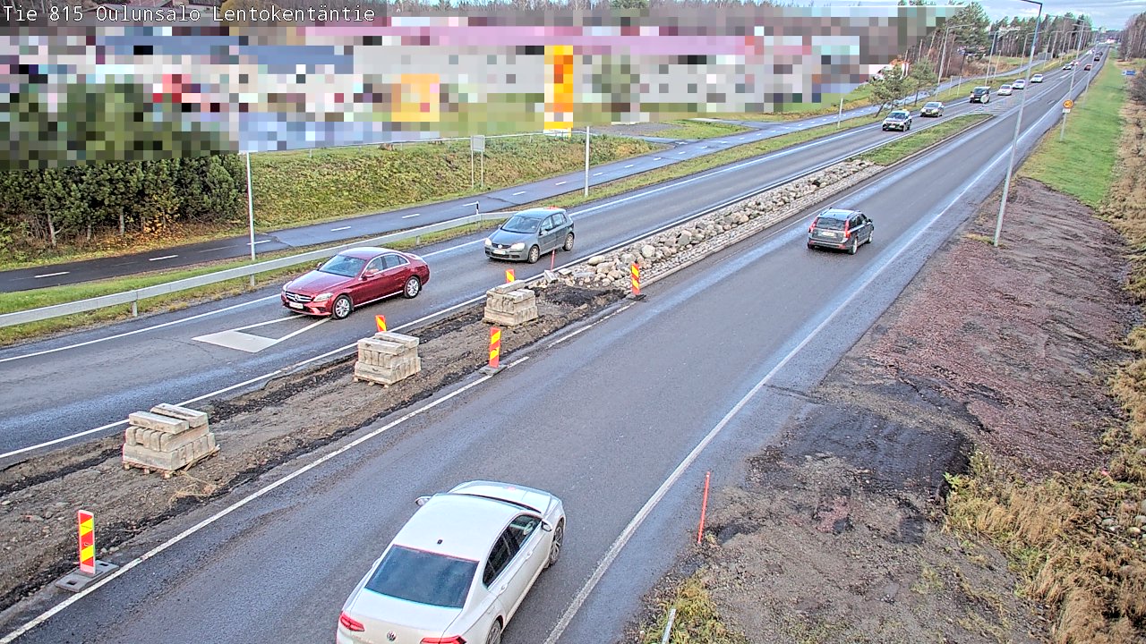 Kelikamerat Kuva Tie 816 Oulunsalo, Lentokentäntie, Oulu, Pohjois-Pohjanmaa