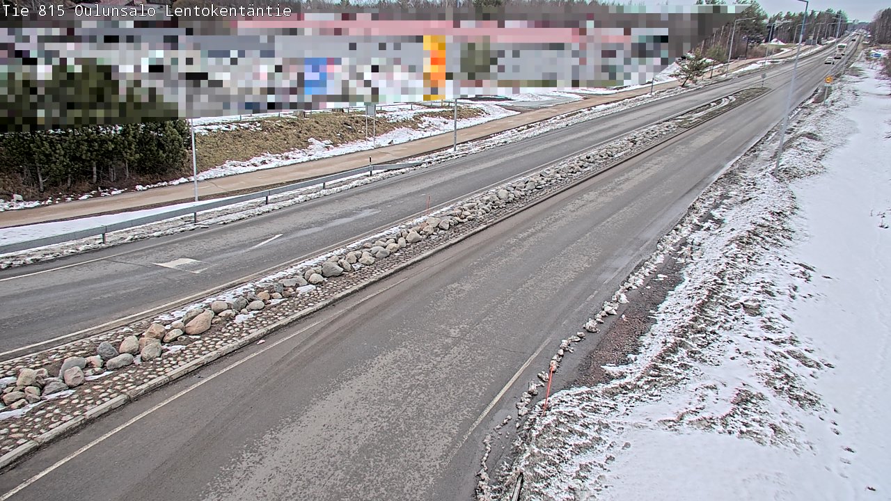 Kelikamerat Kuva Tie 816 Oulunsalo, Lentokentäntie, Oulu, Pohjois-Pohjanmaa