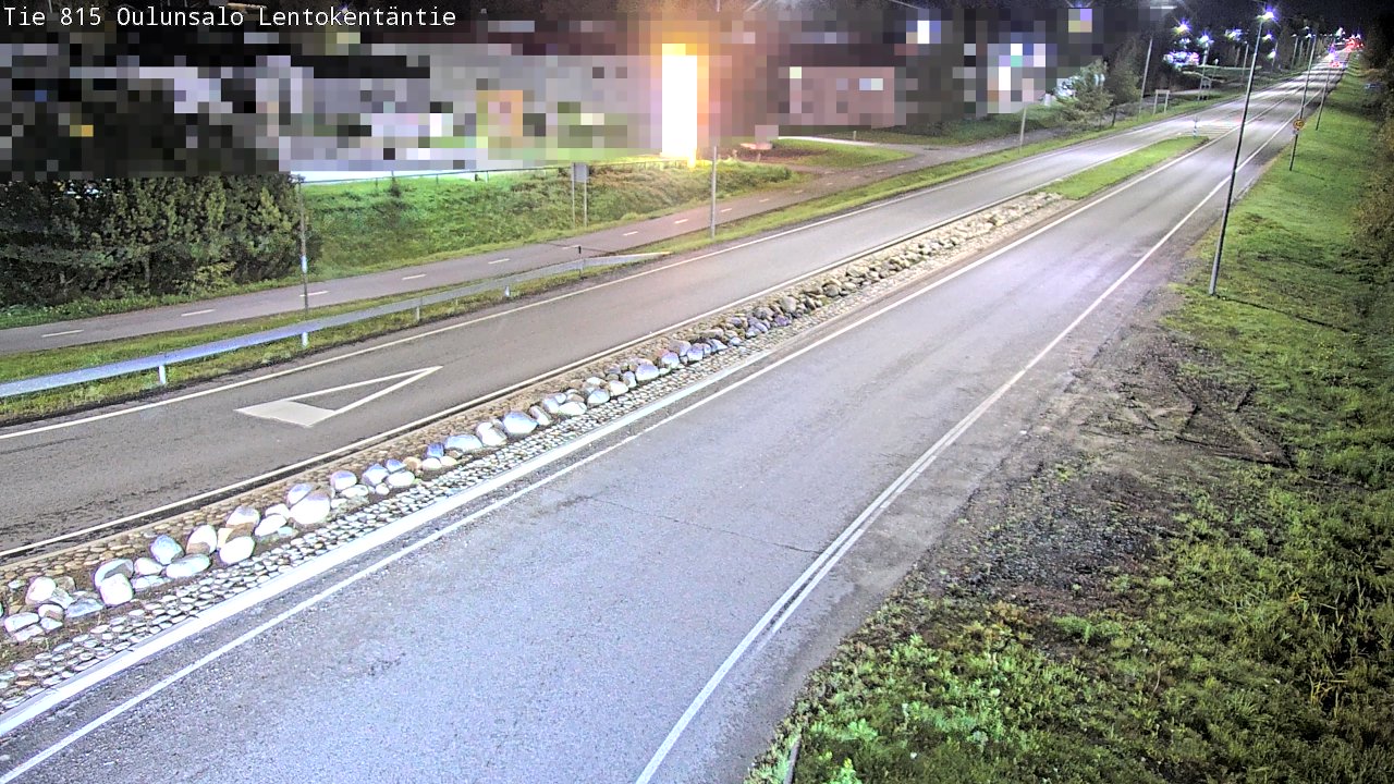 Weather Camera Image Road 816 Oulunsalo, Lentokentäntie, Oulu, Pohjois-Pohjanmaa