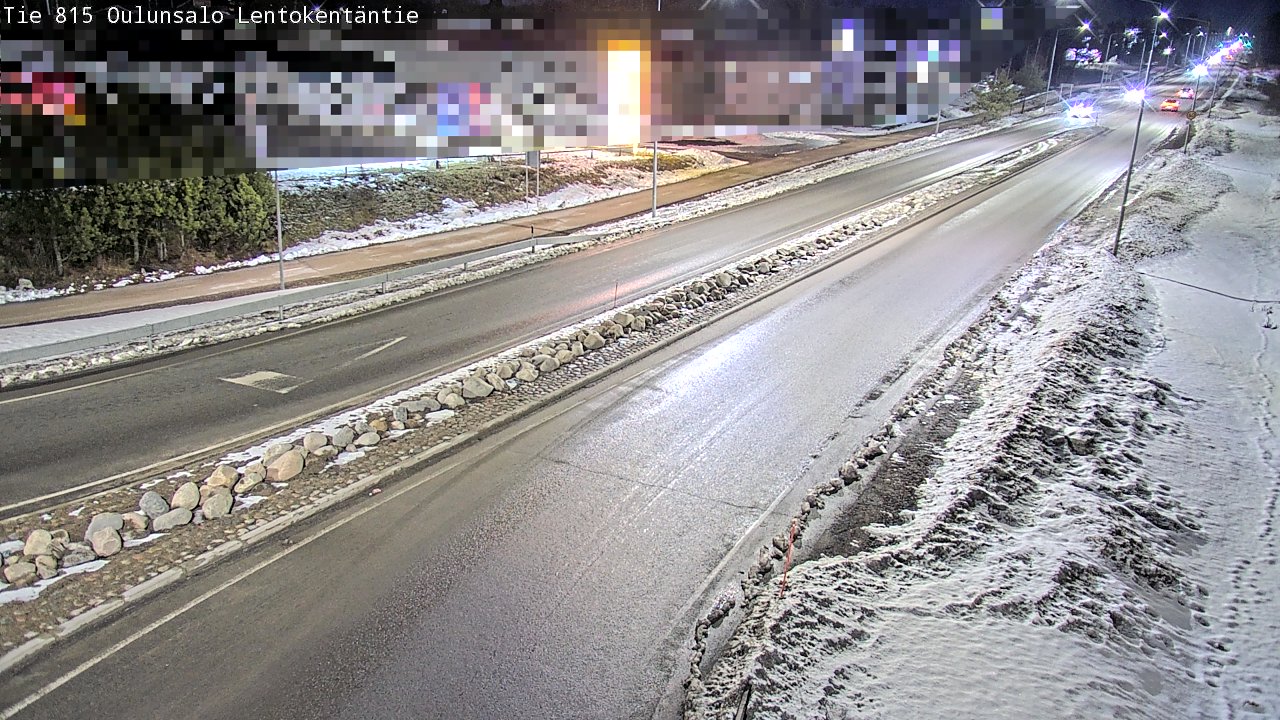 Kelikamerat Kuva Tie 816 Oulunsalo, Lentokentäntie, Oulu, Pohjois-Pohjanmaa