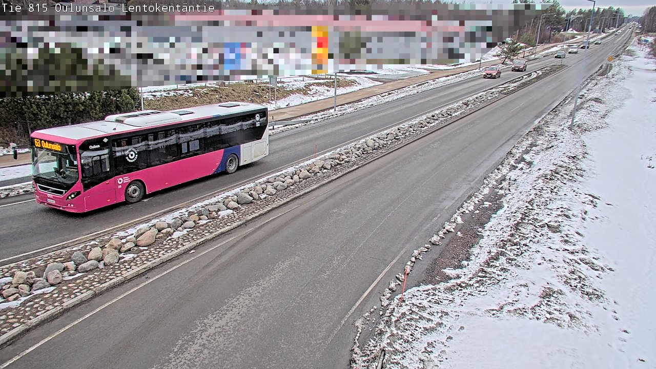 Kelikamerat Kuva Tie 816 Oulunsalo, Lentokentäntie, Oulu, Pohjois-Pohjanmaa