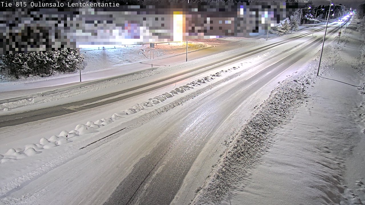 Kelikamerat Kuva Tie 816 Oulunsalo, Lentokentäntie, Oulu, Pohjois-Pohjanmaa