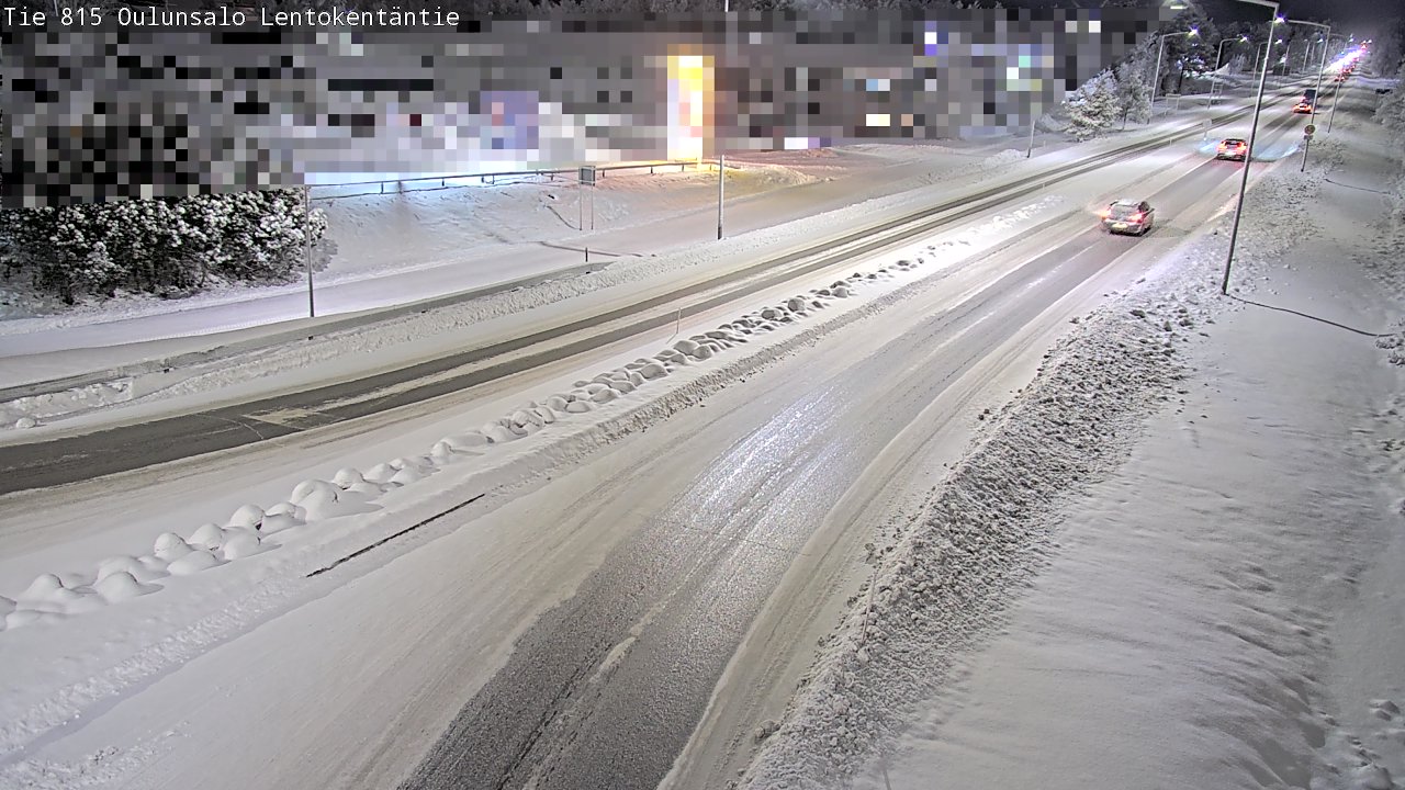 Weather Camera Image Road 816 Oulunsalo, Lentokentäntie, Oulu, Pohjois-Pohjanmaa