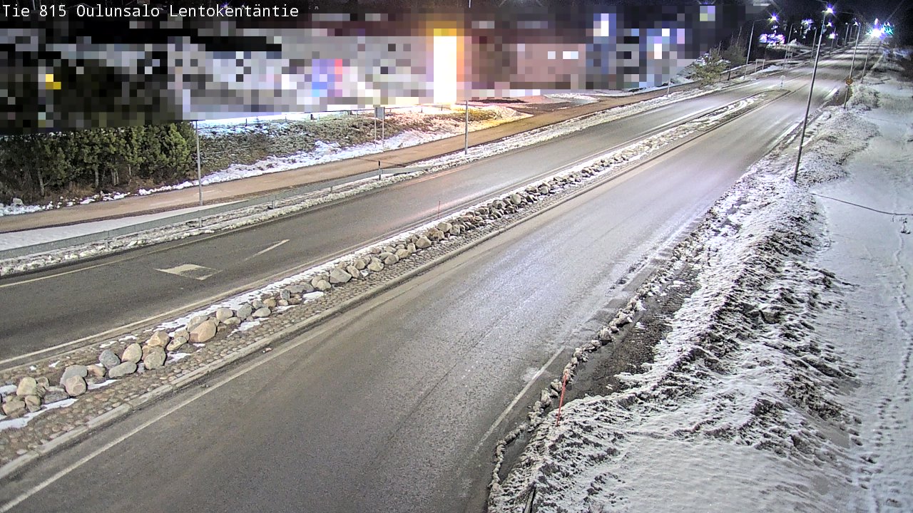 Kelikamerat Kuva Tie 816 Oulunsalo, Lentokentäntie, Oulu, Pohjois-Pohjanmaa