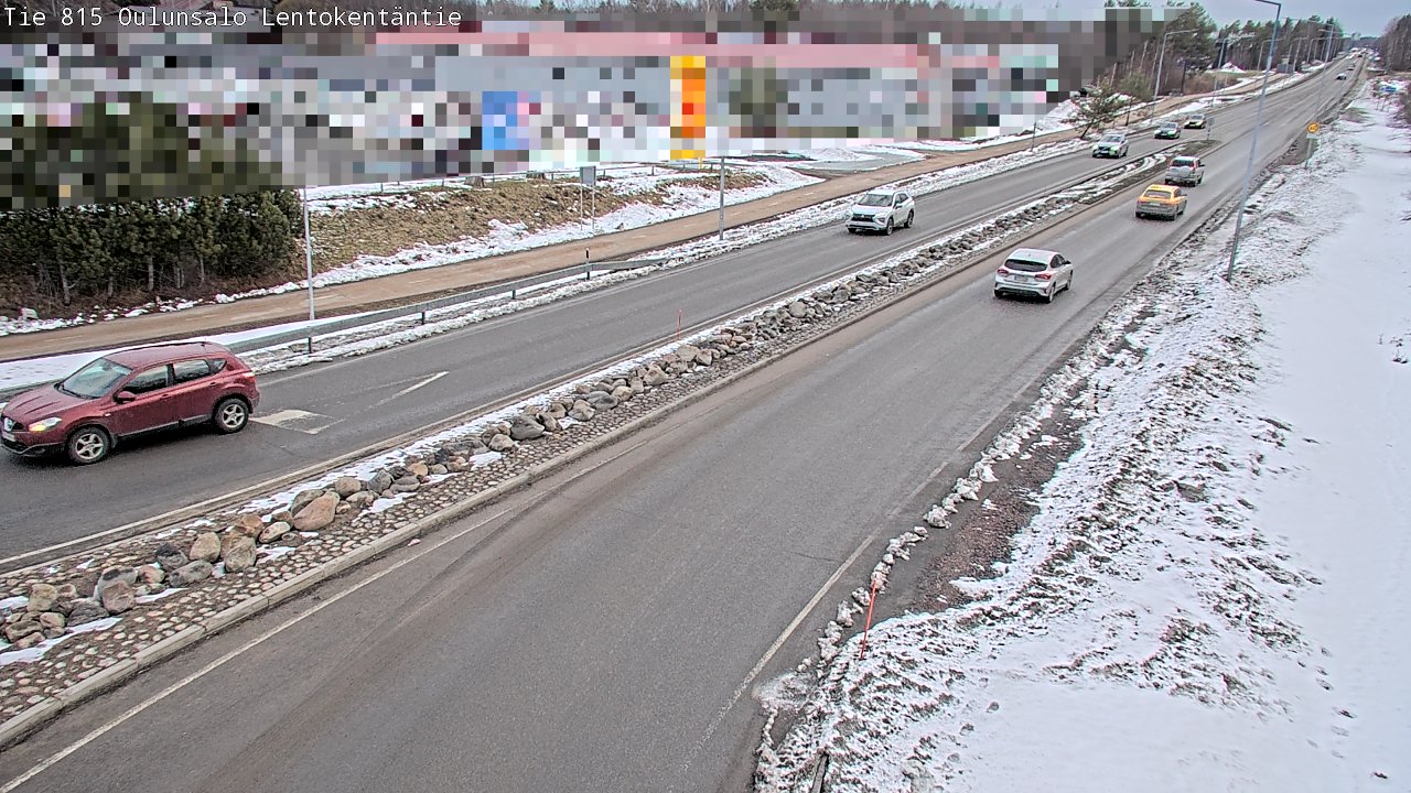 Kelikamerat Kuva Tie 816 Oulunsalo, Lentokentäntie, Oulu, Pohjois-Pohjanmaa