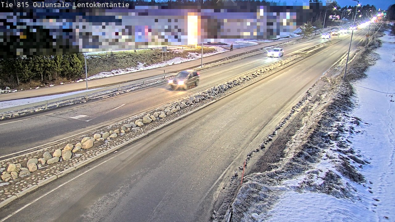 Weather Camera Image Road 816 Oulunsalo, Lentokentäntie, Oulu, Pohjois-Pohjanmaa