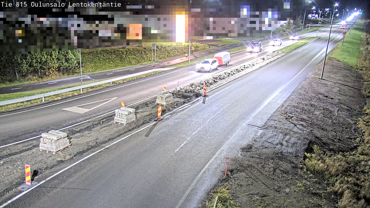 Kelikamerat Kuva Tie 816 Oulunsalo, Lentokentäntie, Oulu, Pohjois-Pohjanmaa