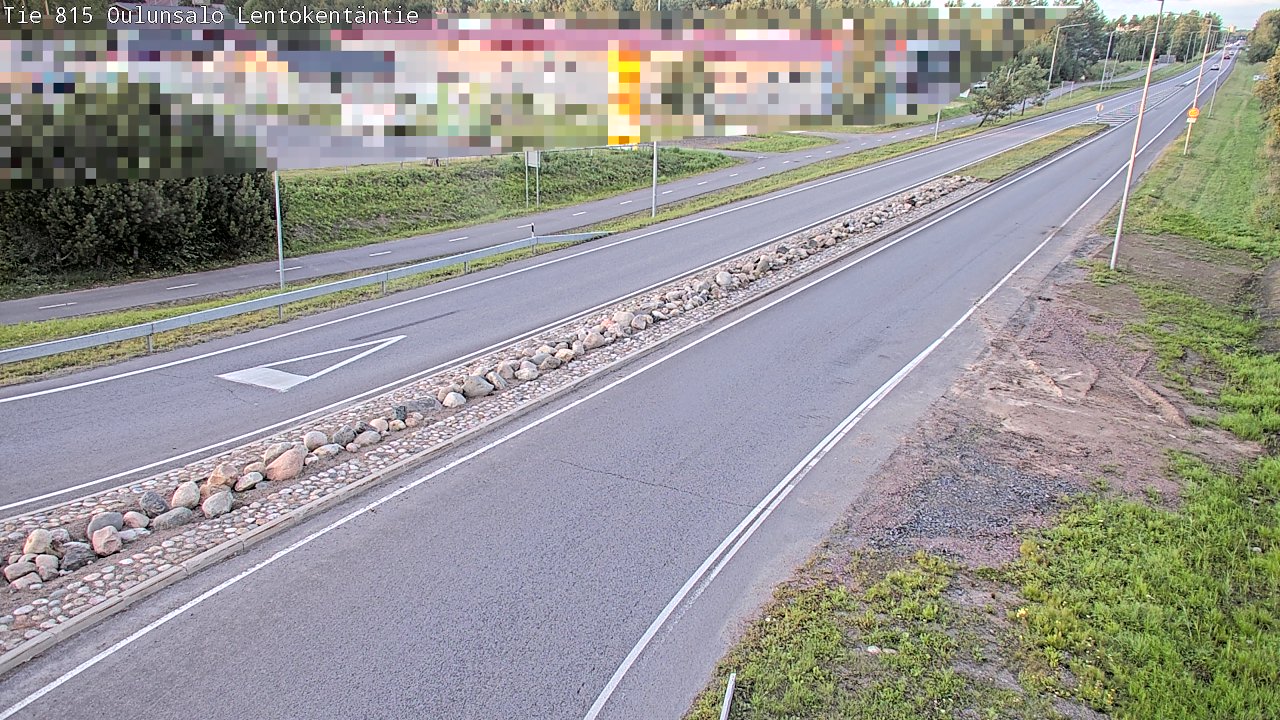 Kelikamerat Kuva Tie 816 Oulunsalo, Lentokentäntie, Oulu, Pohjois-Pohjanmaa