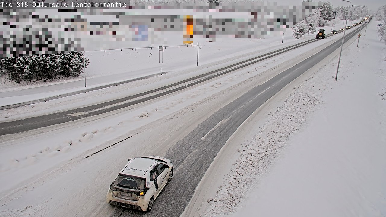 Weather Camera Image Road 816 Oulunsalo, Lentokentäntie, Oulu, Pohjois-Pohjanmaa
