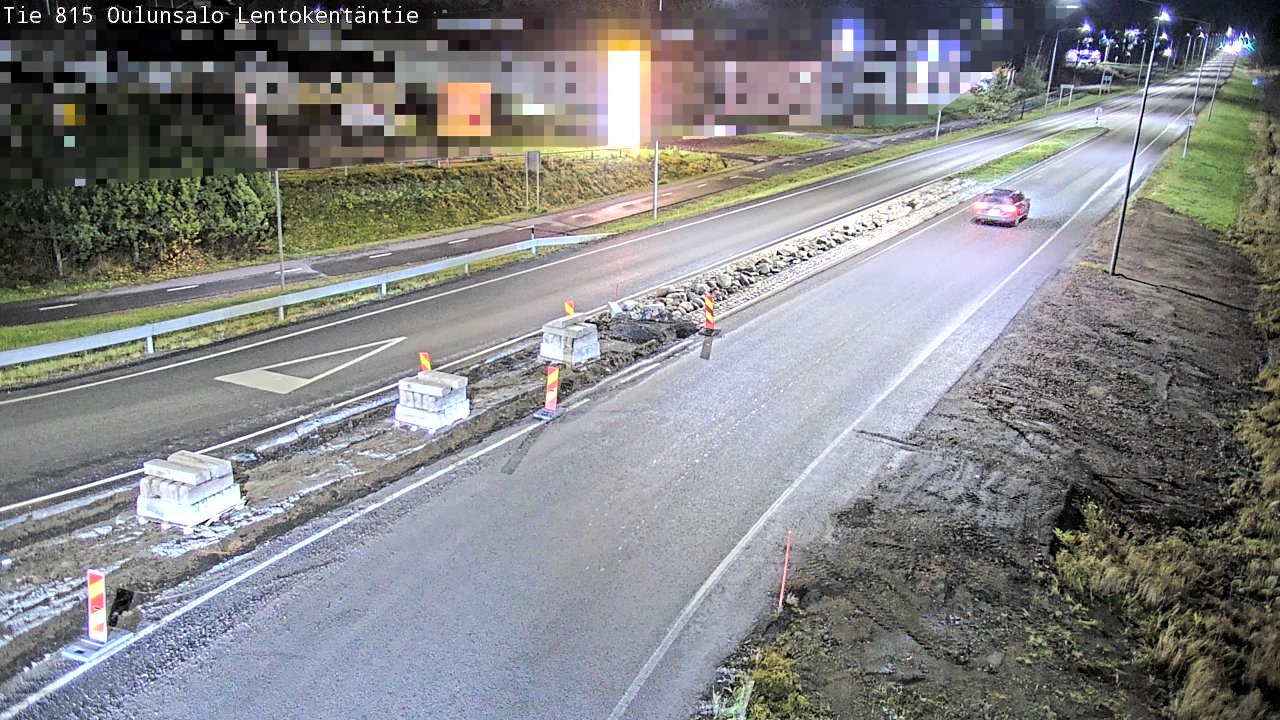 Kelikamerat Kuva Tie 816 Oulunsalo, Lentokentäntie, Oulu, Pohjois-Pohjanmaa