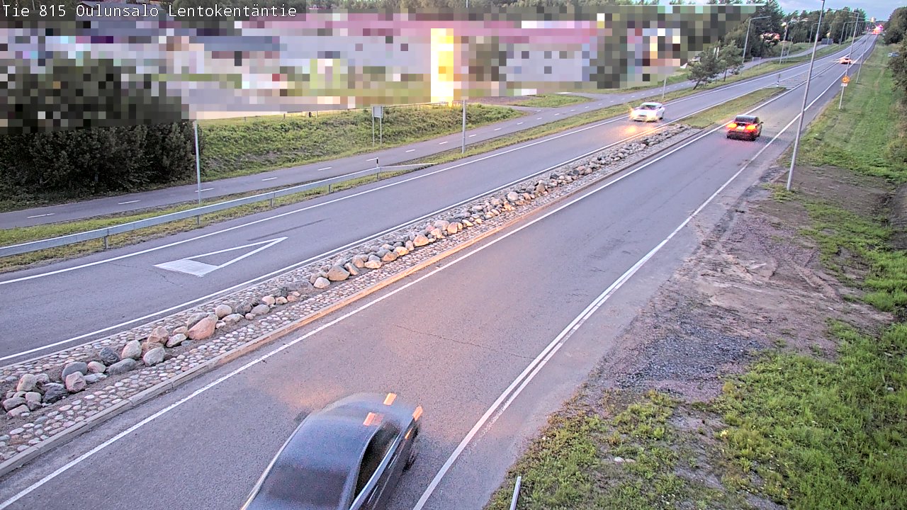 Kelikamerat Kuva Tie 816 Oulunsalo, Lentokentäntie, Oulu, Pohjois-Pohjanmaa