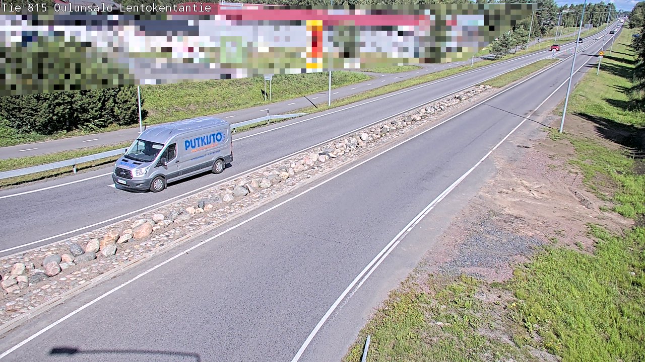 Kelikamerat Kuva Tie 816 Oulunsalo, Lentokentäntie, Oulu, Pohjois-Pohjanmaa