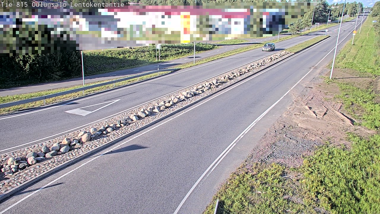 Kelikamerat Kuva Tie 816 Oulunsalo, Lentokentäntie, Oulu, Pohjois-Pohjanmaa