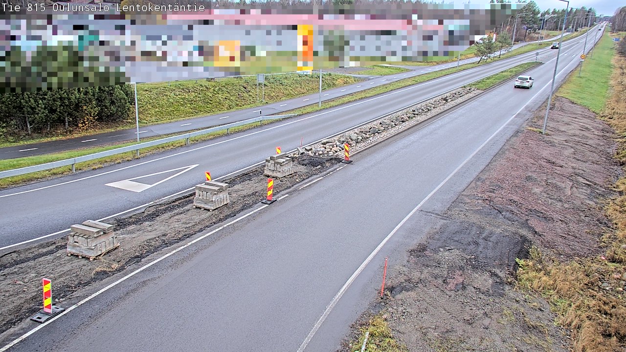 Kelikamerat Kuva Tie 816 Oulunsalo, Lentokentäntie, Oulu, Pohjois-Pohjanmaa