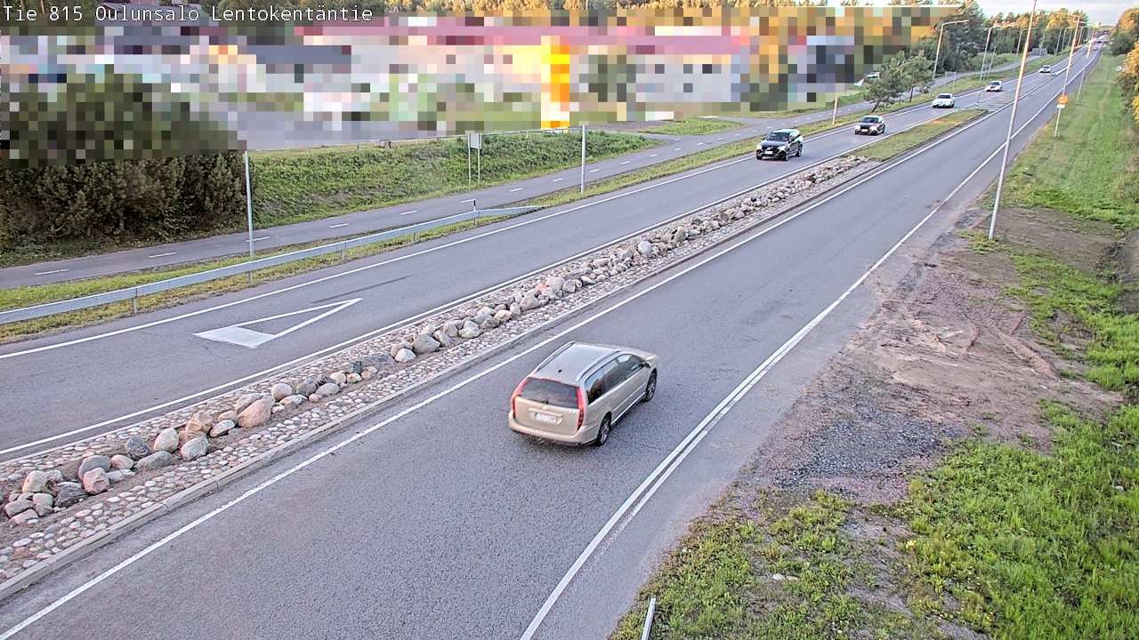 Kelikamerat Kuva Tie 816 Oulunsalo, Lentokentäntie, Oulu, Pohjois-Pohjanmaa