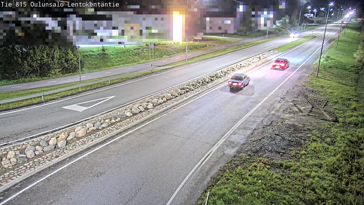 Weather Camera Image Road 816 Oulunsalo, Lentokentäntie, Oulu, Pohjois-Pohjanmaa